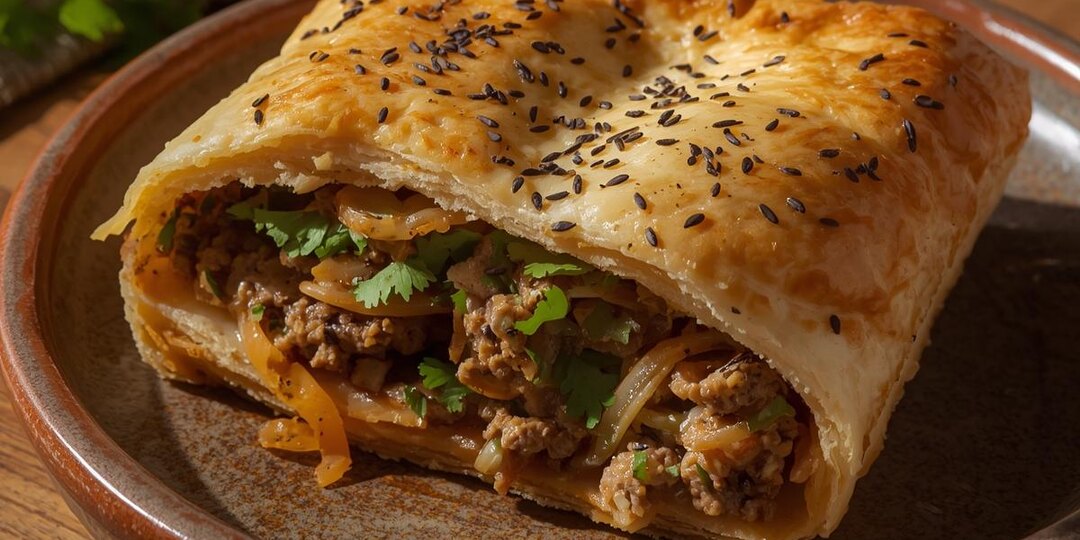 Вкуснейший пирог «Секрет Кавказа» с зеленью и кориандром. Пошаговый рецепт