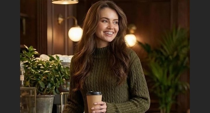 Вязаное платье