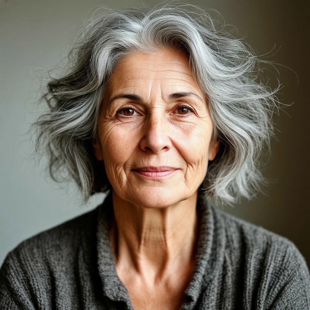 Картинка сгенерирована нейросетью. Так выглядит тёща по мнению нейросети