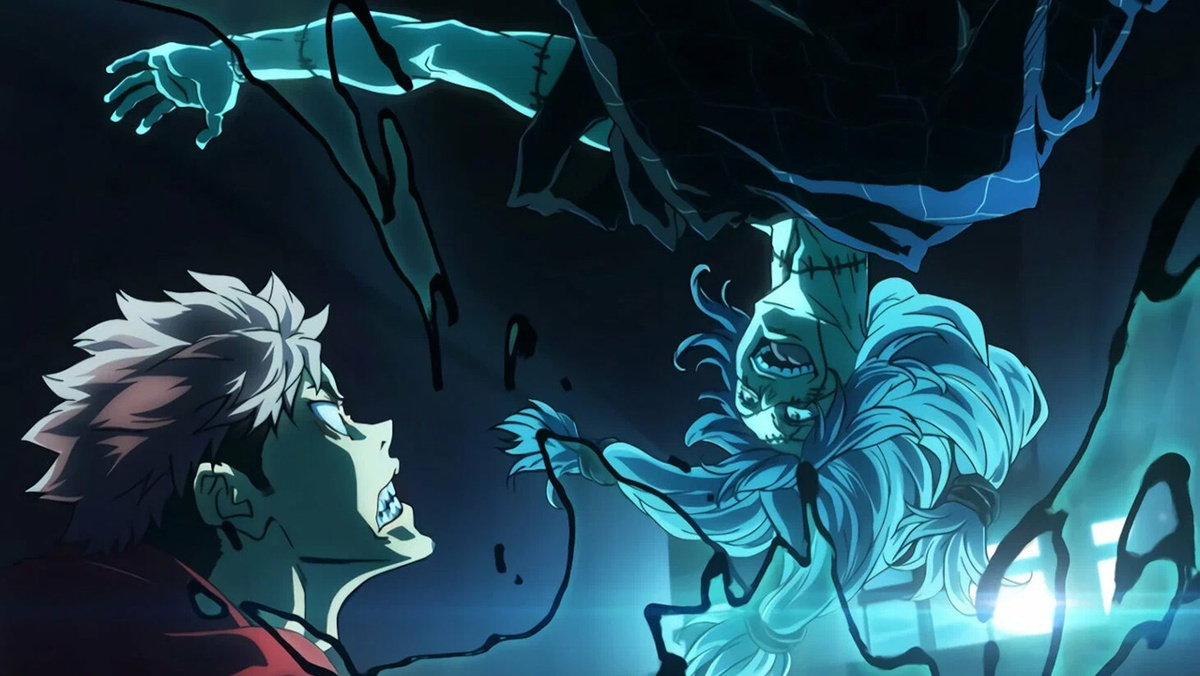   Кадр из сериала «Магическая битва» студии MAPPA