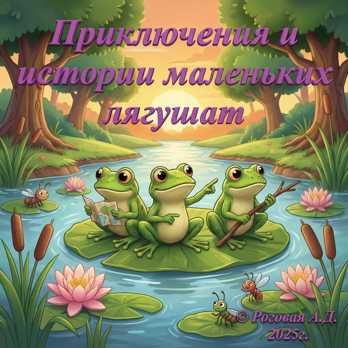"Приключения и истории маленьких лягушат" Автор: Алена Дмитриевна Роговая