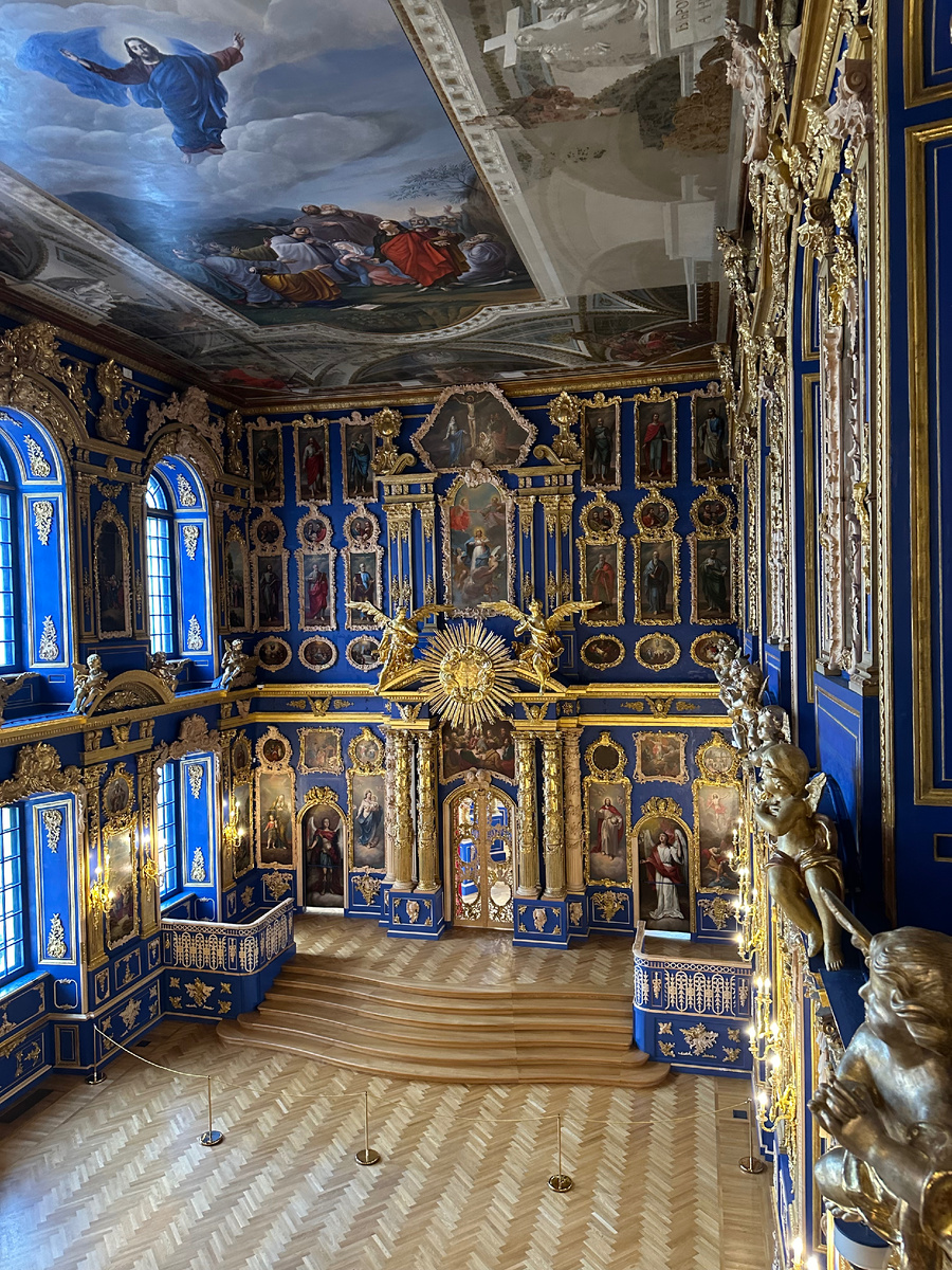 Дворцовая церковь. Екатерининский дворец Царского Села