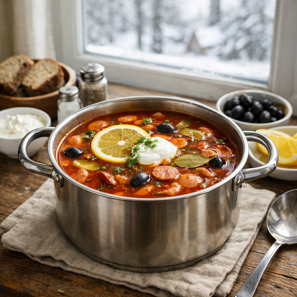 Солянка - сытный суп