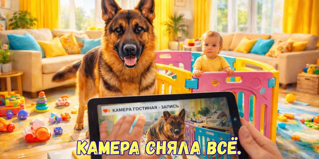 Собака рычала на новую няню и закрывала собой коляску. Мы посмотрели запись со скрытой камеры и пришли в ужас. Рассказ.