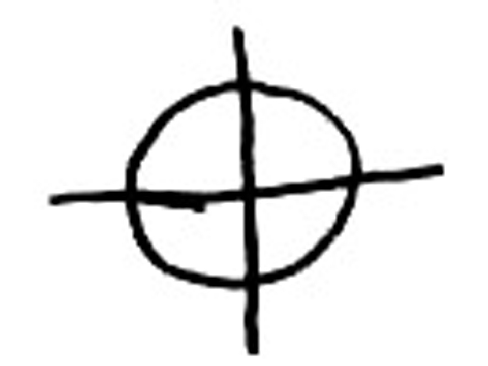 Символ, которым Зодиак подписывал свои сообщения