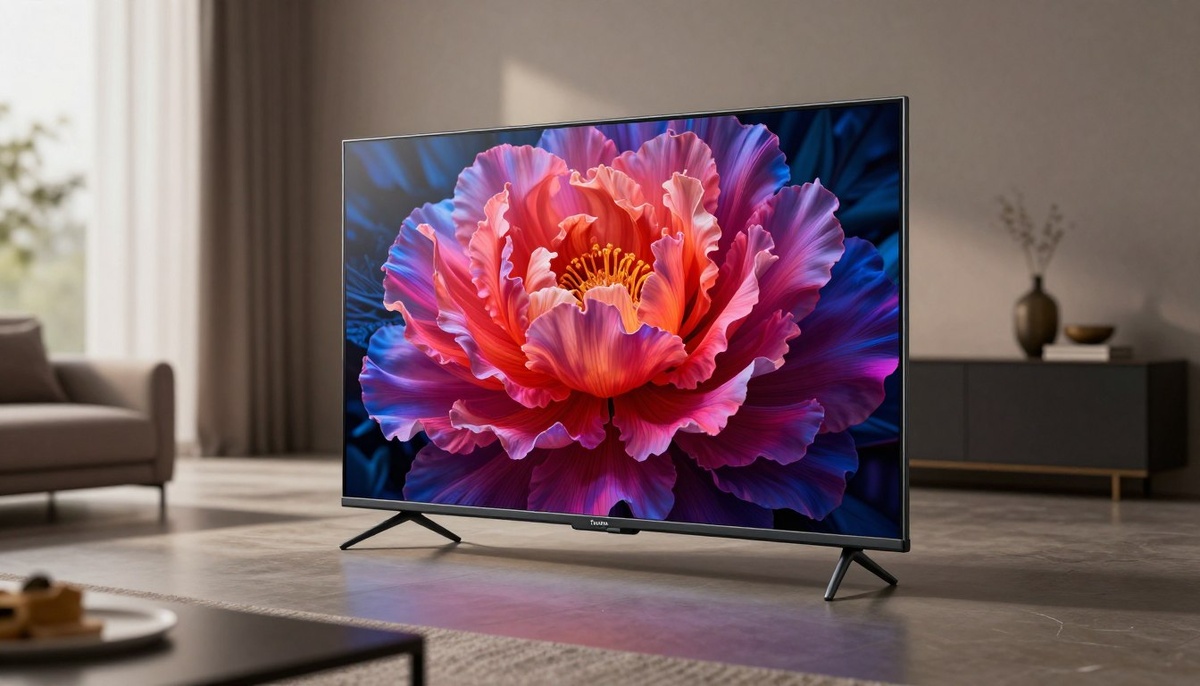 48” Телевизор Tuvio 4К ULTRA HD OLED Frameless на платформе Google TV, TO48UFGCV5, темно-серый