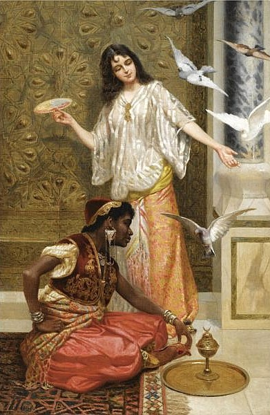 Одалиска Со Своей Служанкой