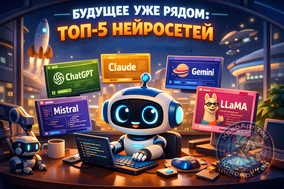 ТОП-5 нейросетей