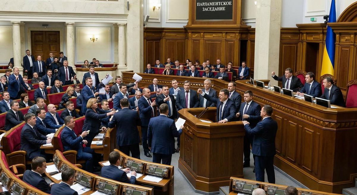 Дискуссия в парламенте Карелии о дополнительных выплатах для пожарных и спасателей, назначенных губернатором. Фото: нейросеть