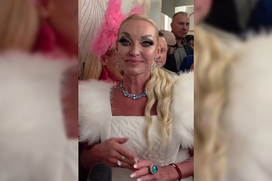    Анастасия Волочкова на своем юбилее, фото из соцсетей