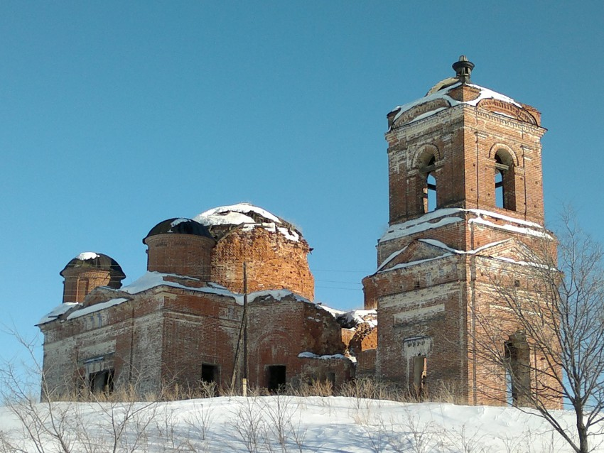 Храм иконы Казанской Божьей Матери в селе Шапши