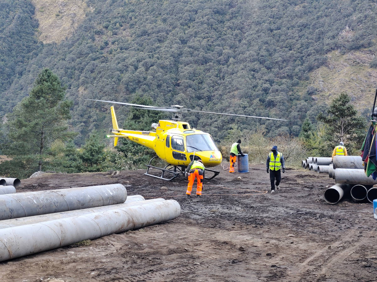 Заправка вертолёта