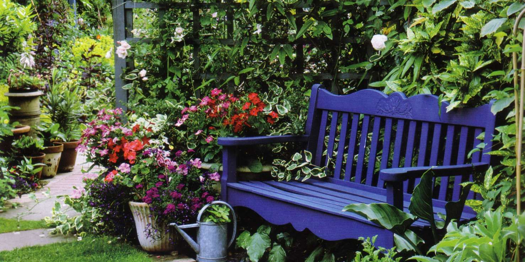 Идеи для дачи. Садовые скамейки.