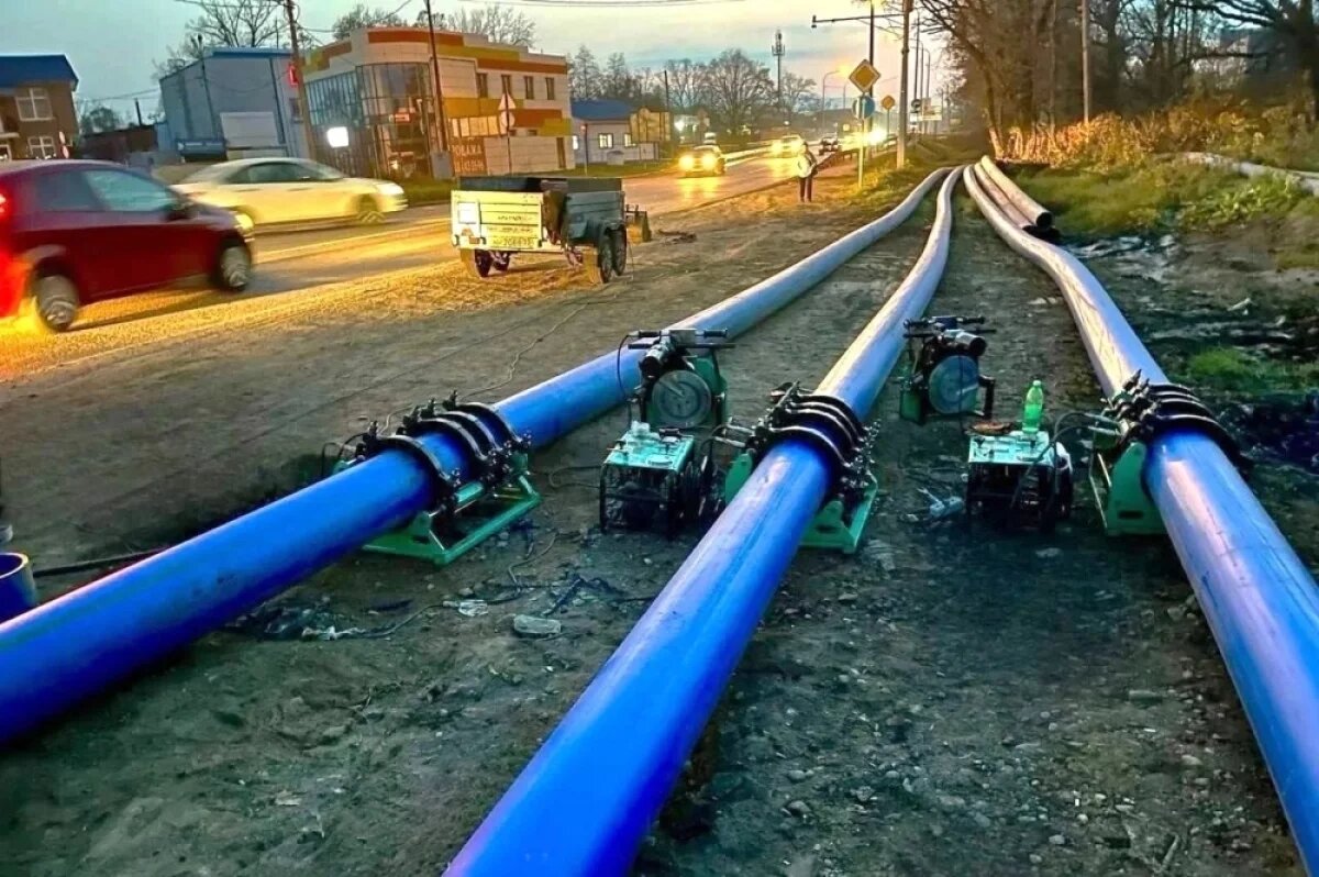   За 2025 год на Кубани обновили 255 километров коммунальных сетей
