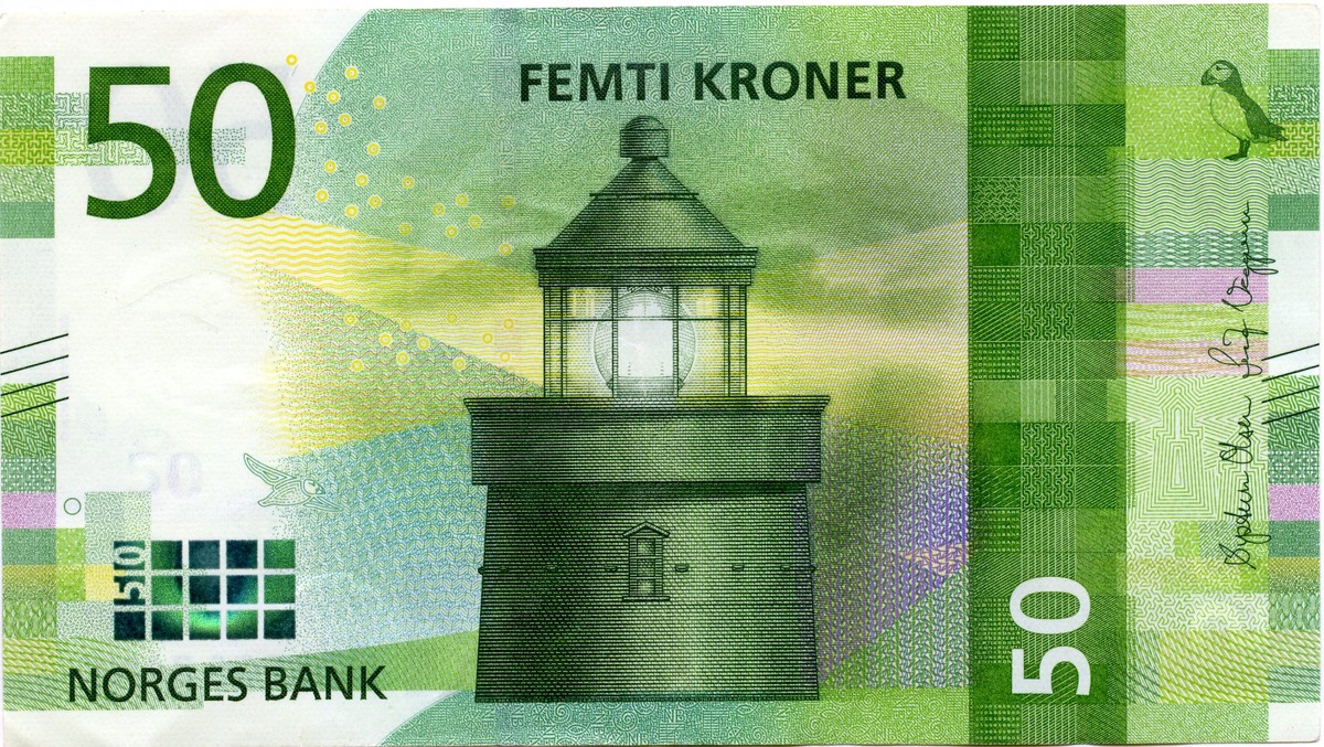 пятьдесят норвежских крон, 2017 г.
