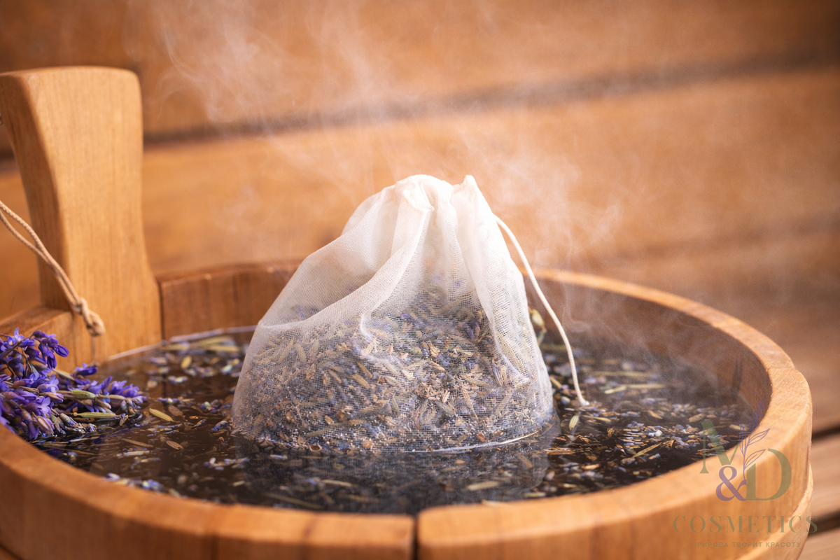 Букет можно запарить для создания невероятной атмосферы в бане