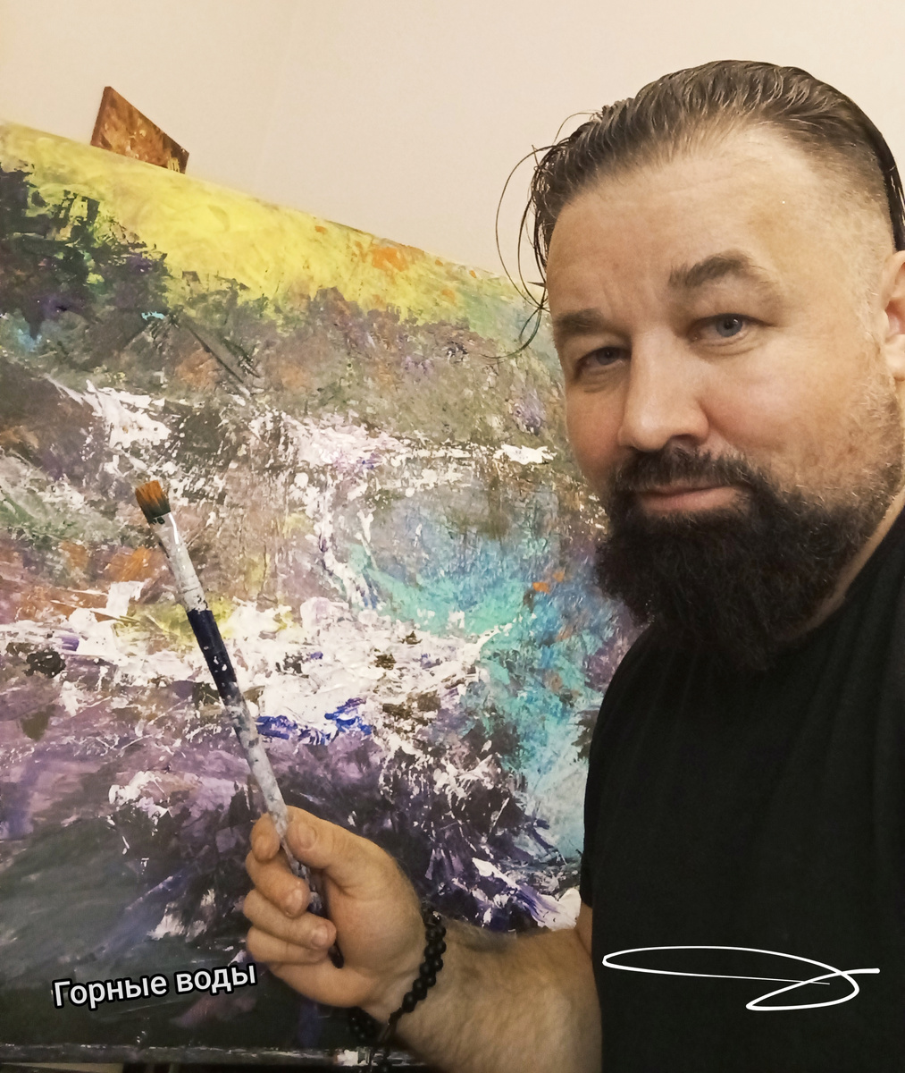 Художник А.П. Чекалин, к.п.н., почетный профессор АЭН