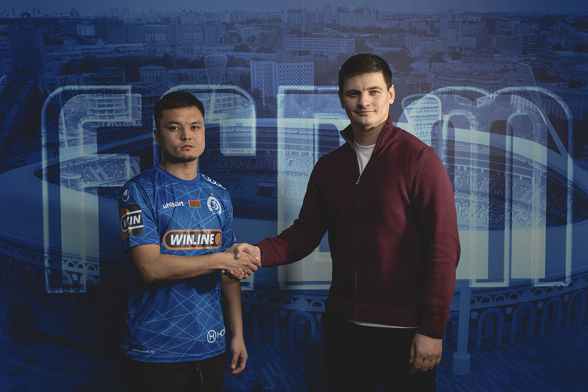 Гулжигит Алыкулов. Фото с официального сайта минского "Динамо"