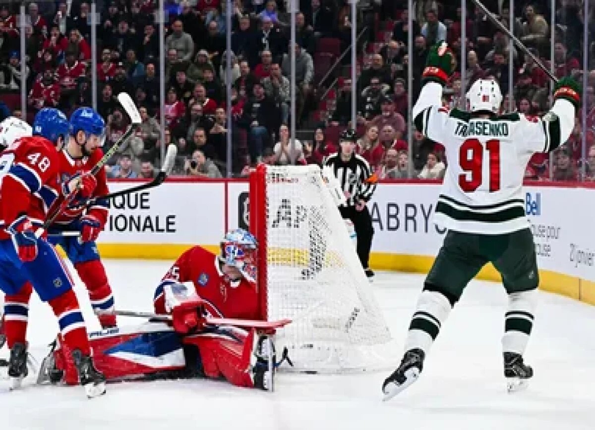     The Athletic о россиянах в «Миннесоте»: разогнавшийся Тарасенко на фоне голевого спада Капризова