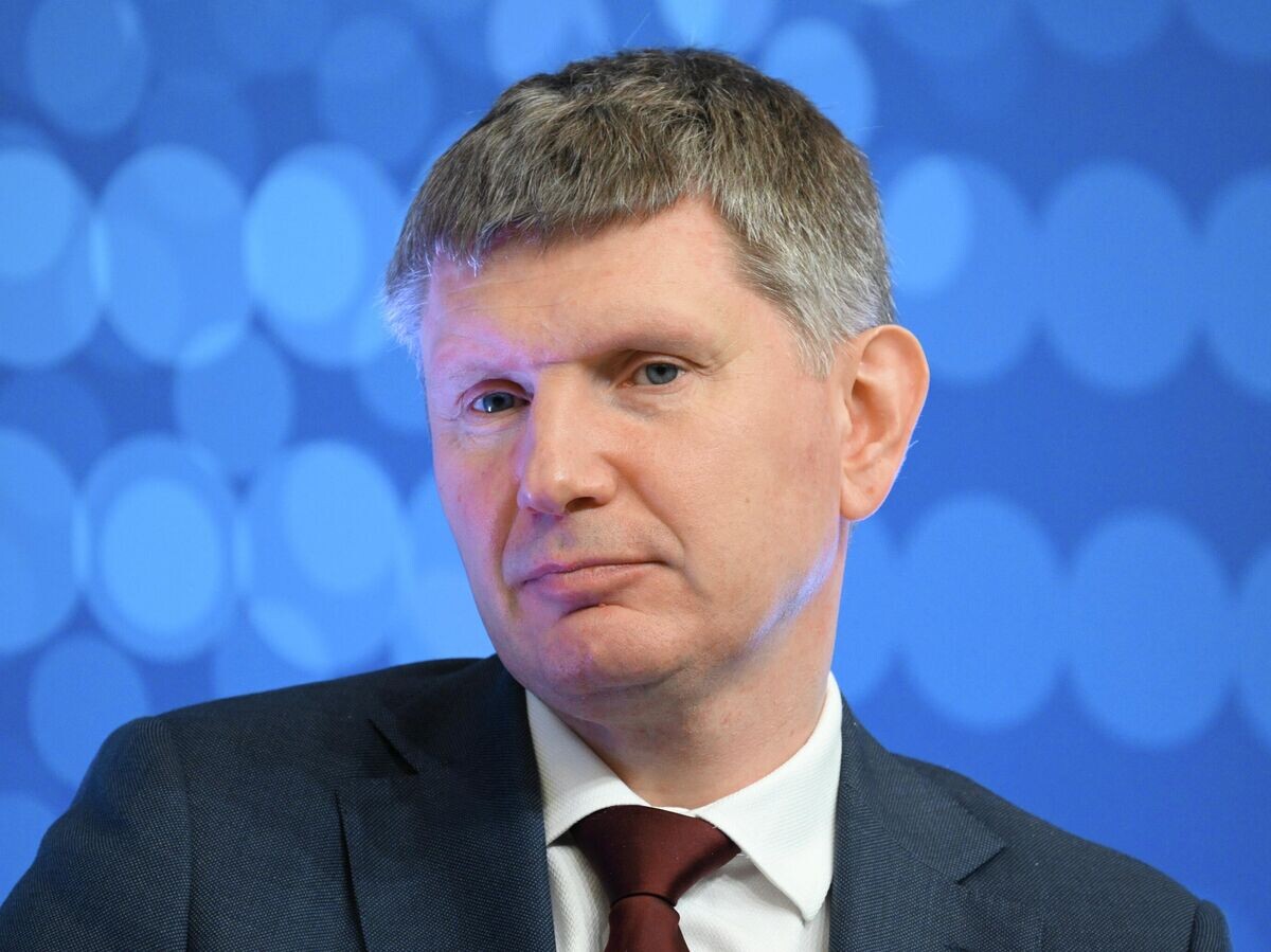    Максим Решетников на ПМЭФ-2025 | © РИА Новости / Александр Кряжев