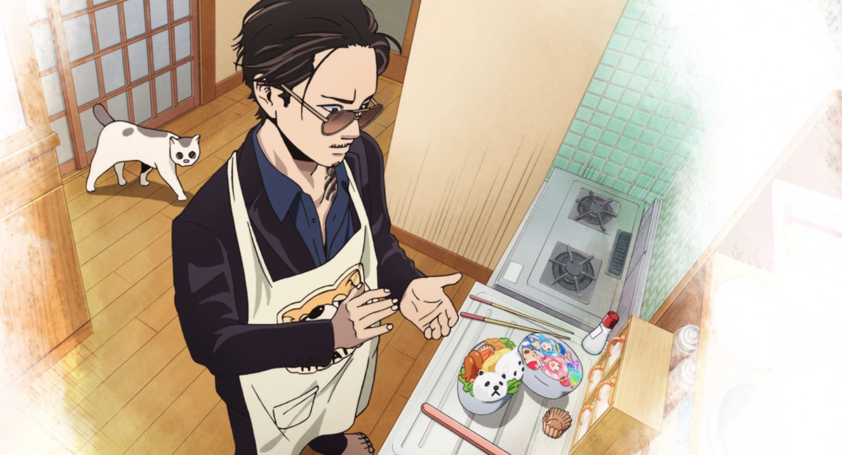 Тацу готовит бенто. Кадр из «Путь домохозяина» (Gokushufudou). © J.C.Staff/Netflix/Shinchosha