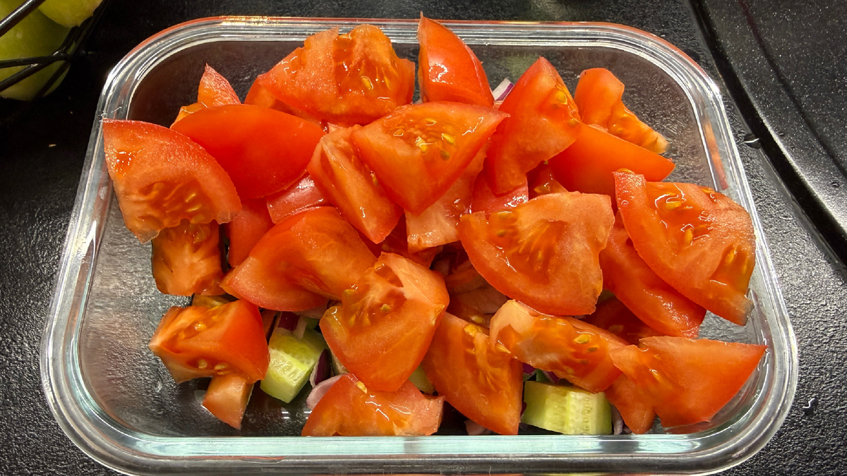 В процессе приготовления. Фото автора.