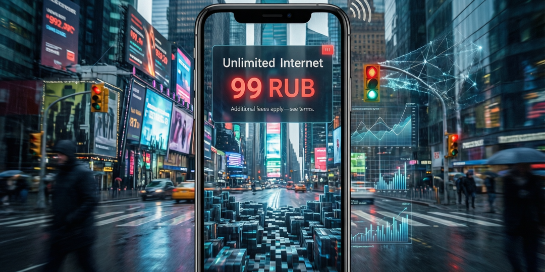 "Секретный сбор 99 рублей: как операторы связи обманывают 80% россиян с безлимитным интернетом"
