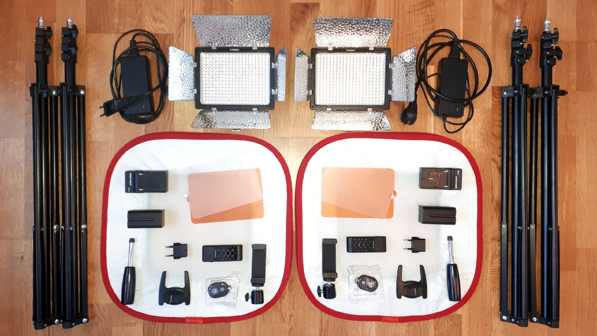 Комплект нового видеосвета