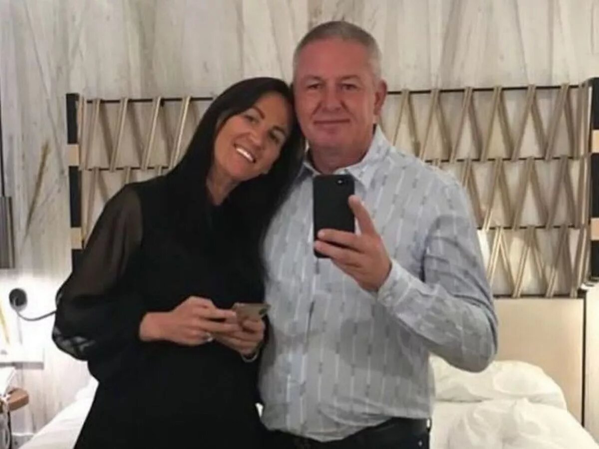 Фэй Данн с супругом