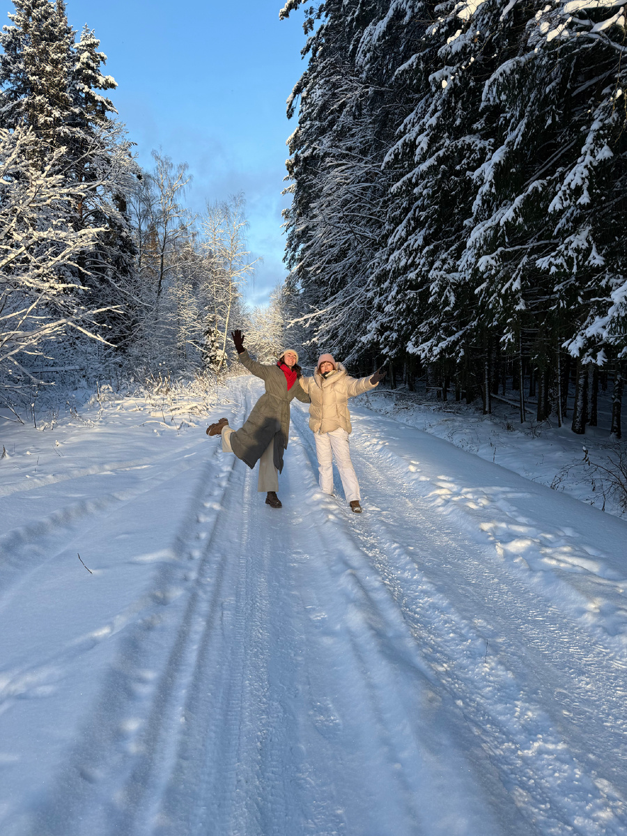 Это мы еще в Подмосковье, ждём Новый Год