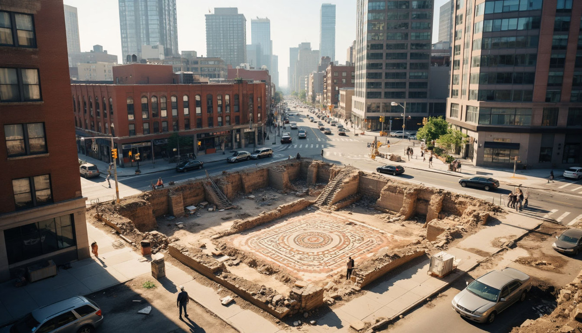 Что скрывают улицы под нашими ногами: удивительные находки археологов в современных городах (изображение ИИ)