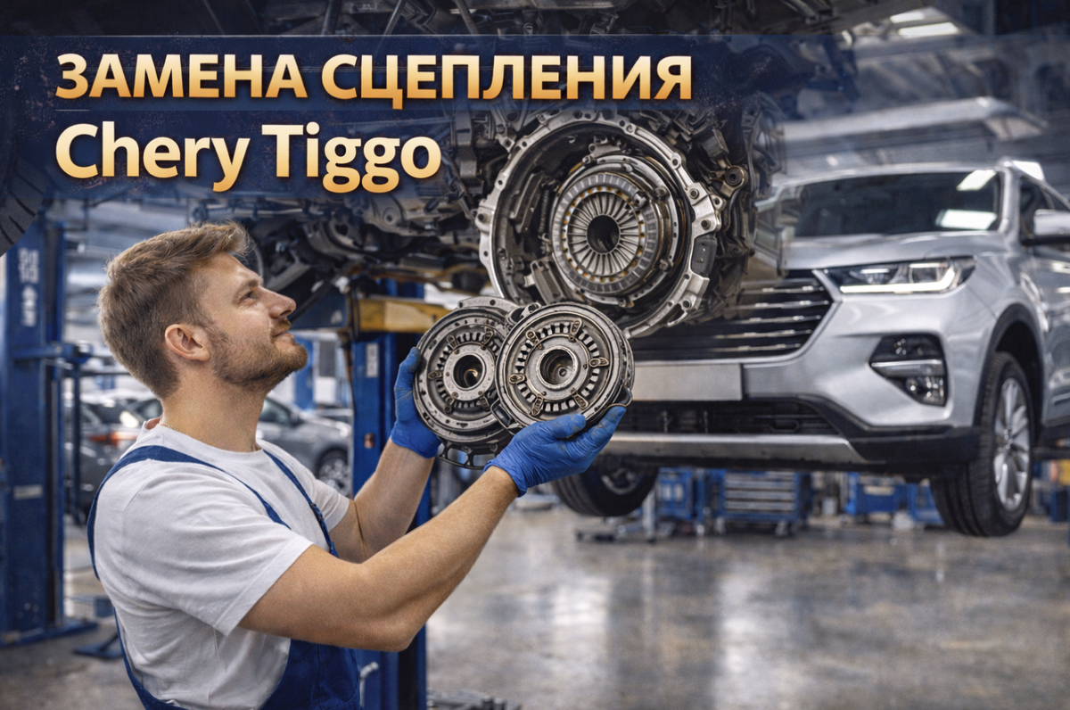 Замена сцепления Чери Тигго