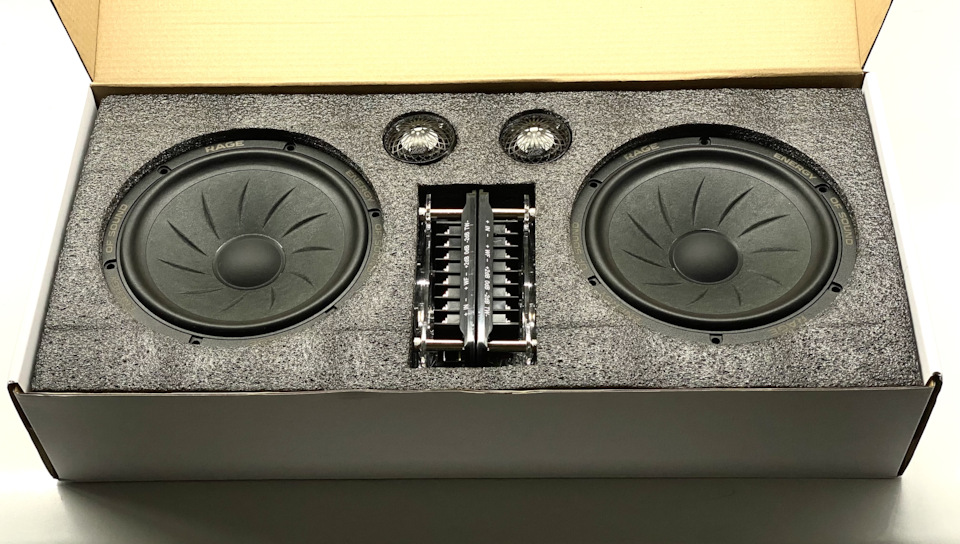 Комплект компонентной акустики AMP RAGE 6.5 в коробке