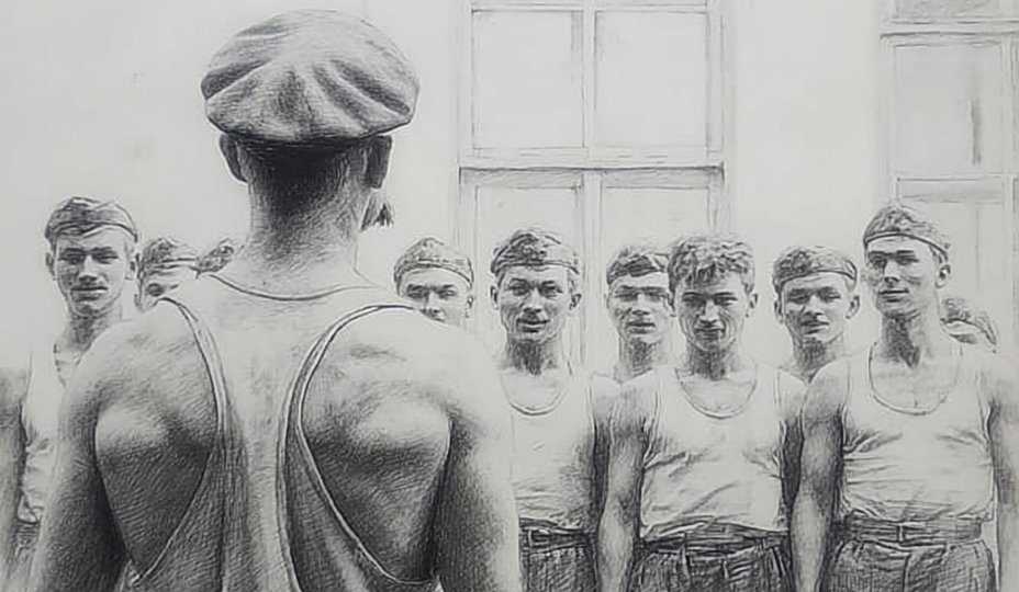 Первый вечер в казарме учебного батальона ВДВ