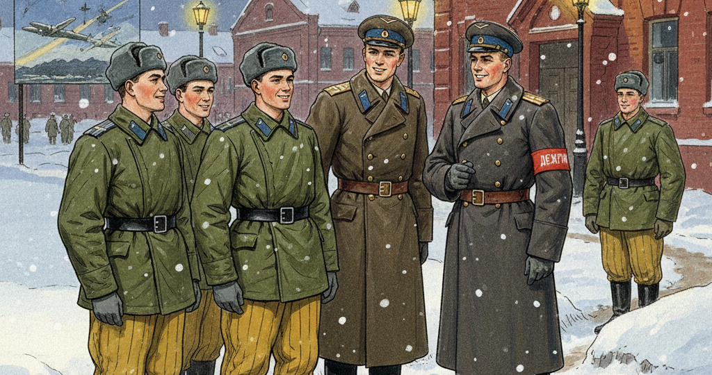 Первый вечер в казарме учебного батальона ВДВ