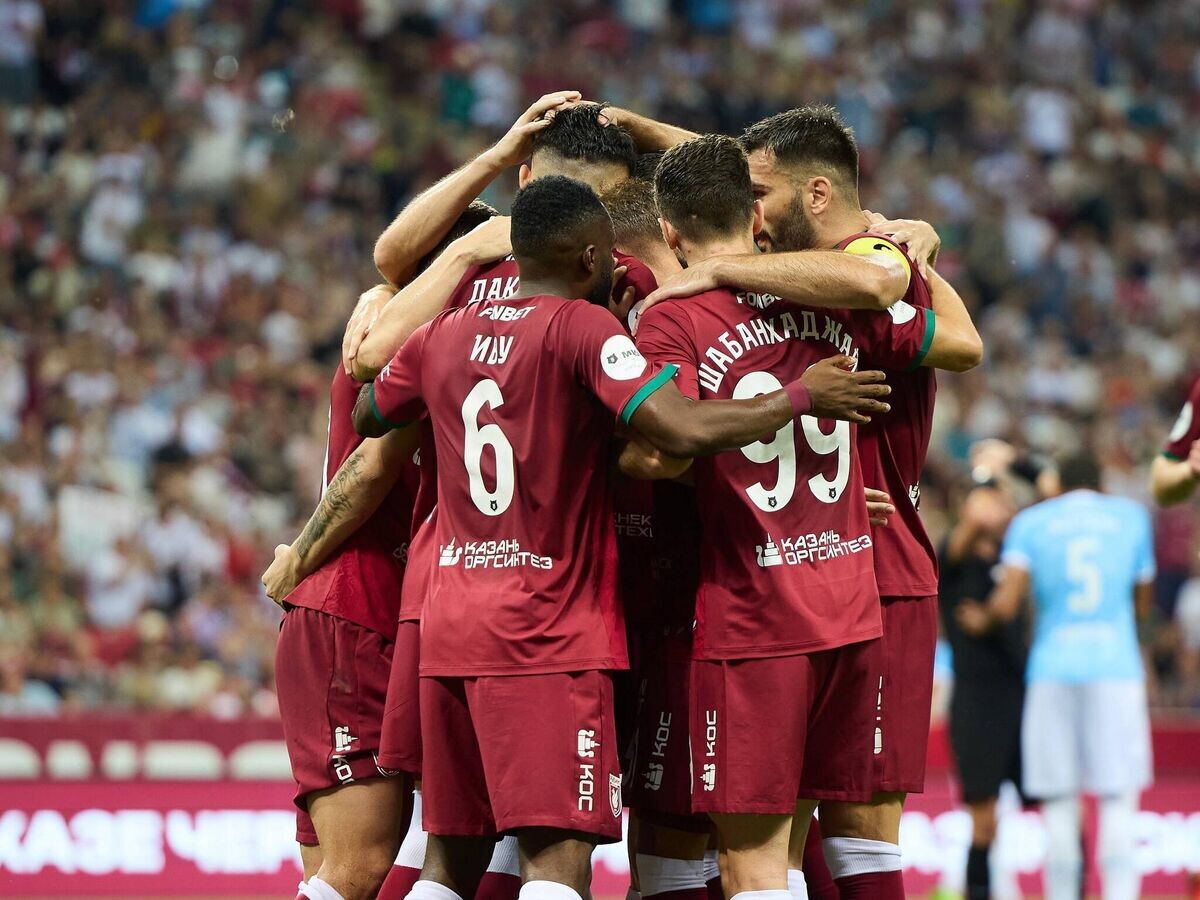    Футболисты "Рубина" | © Фото : соцсети "ФК Рубин"