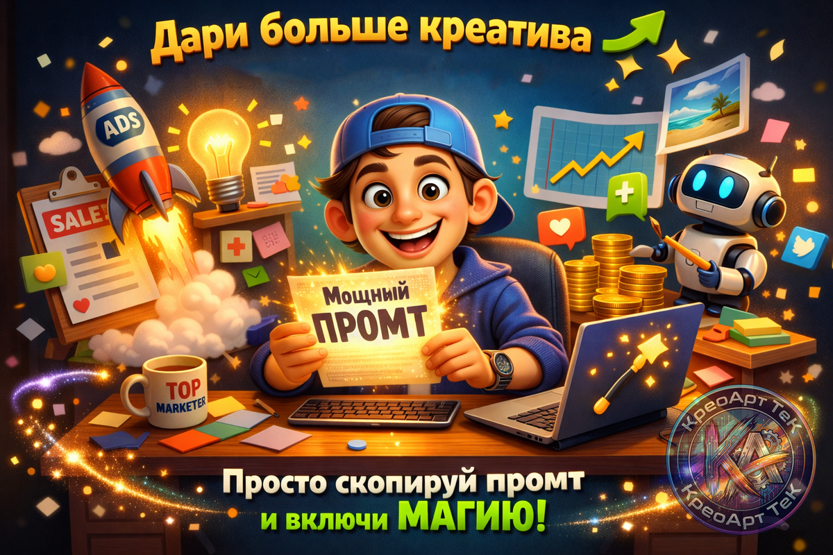 Дари больше креатива