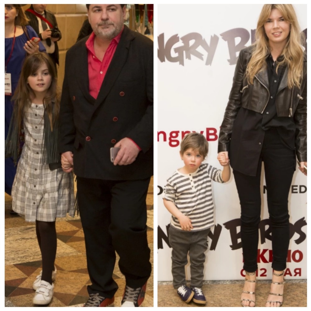 2016 год - с дочкой Сашей и сыном Мишей