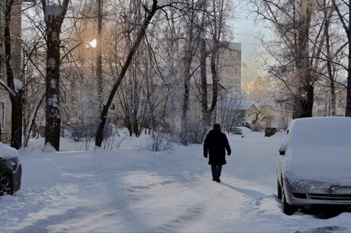    Самый холодный день зимы.