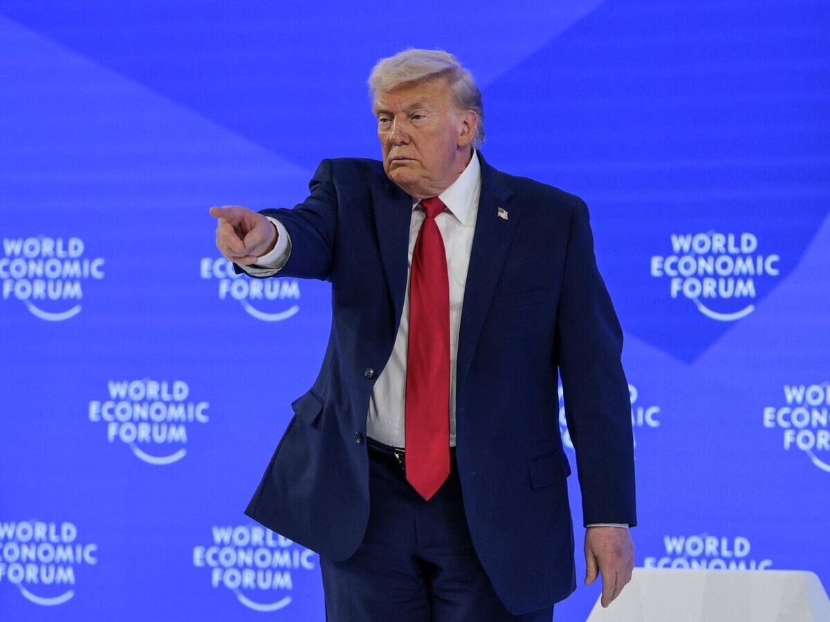    Президент США Дональд Трамп на Всемирном экономическом форуме в Давосе | © REUTERS / Jonathan Ernst