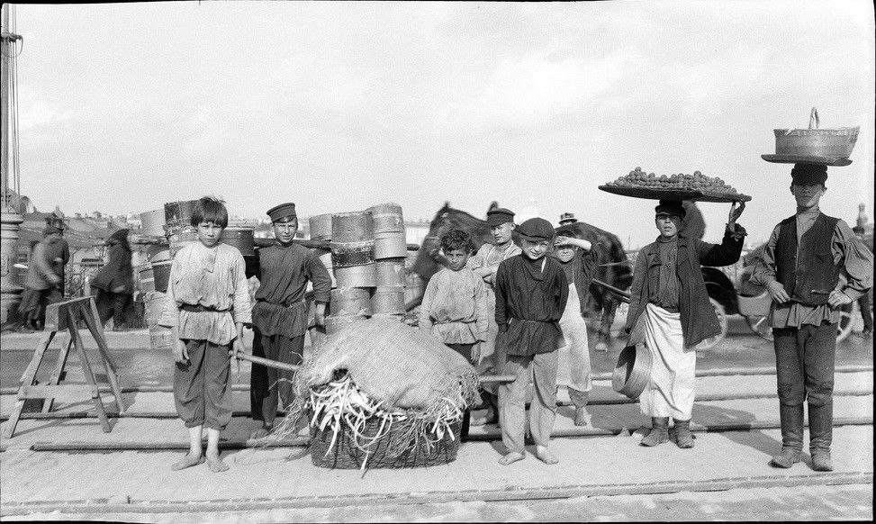 Москва, 1909. Эти фотографии сделал американец Мюррей Хоу во время своего визита.