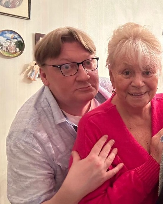 Автор канала "Пераново перо" Олег Перанов и Татьяна Егорова