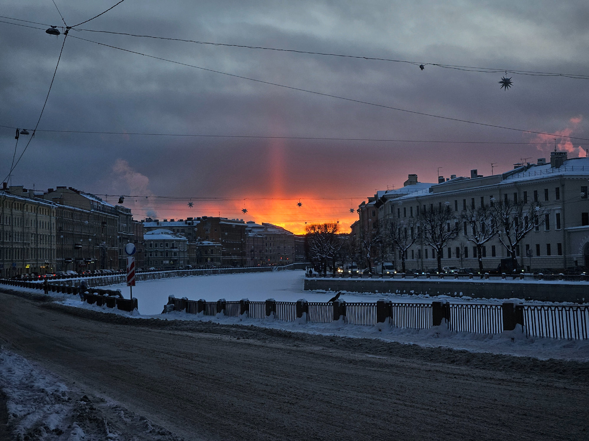 Закат на Фонтанке.
