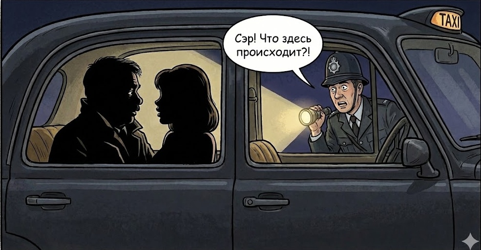 Неловкий момент в такси и укоризненный взгляд кота: Cтарые добрые анекдоты в формате комиксов