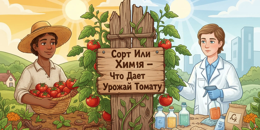 Сорт ИЛИ Химия – Что Дает Урожай Томату? Битва за Идеальный Томат! Сорт? Удобрение? Выбирай!