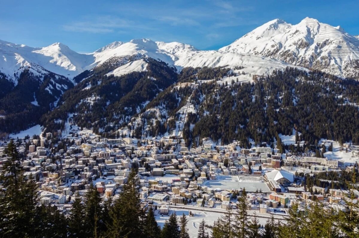    Пожар произошел в одном из отелей в Давосе, где проводится сессия ВЭФ