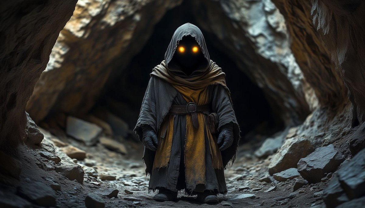 У них светились глаза.