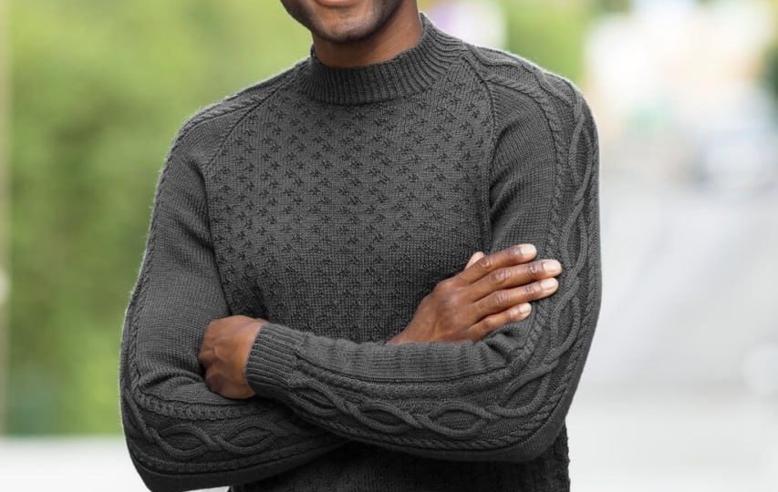 Мужской свитер Августин. Описание