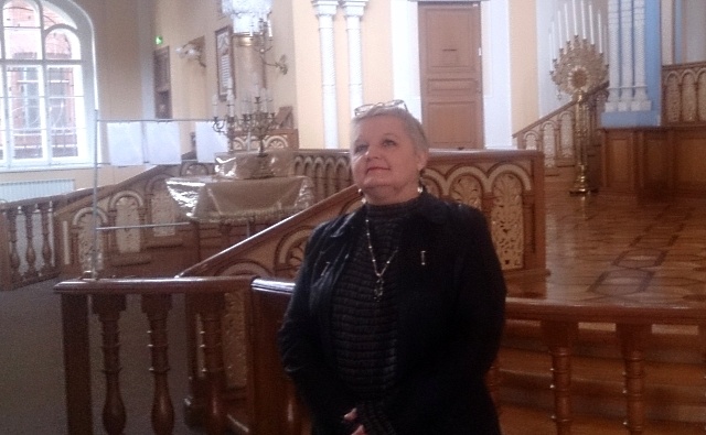 Юлия Стадлер пришла в петербургскую Синагогу, чтобы рассказать о Борисе Гольце