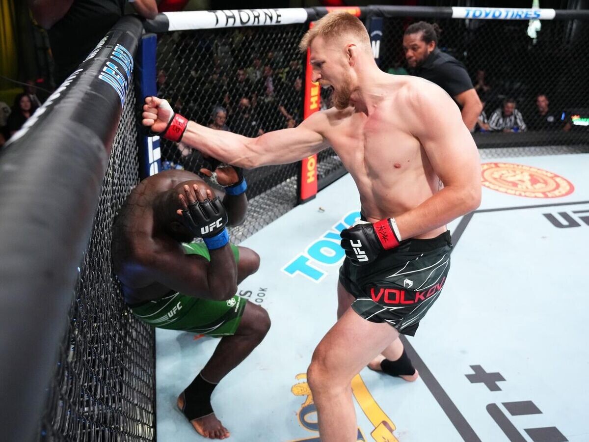    Александр Волков против Жаирзиньо Розенстрайка | © Фото : UFC Russia